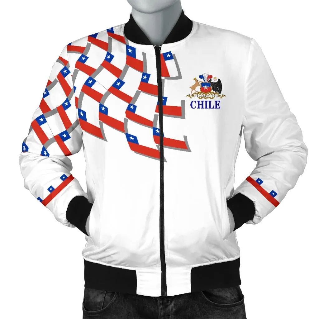 Chile Men's Bomber Jacket - Home RLT7 - Wonder Print Shop