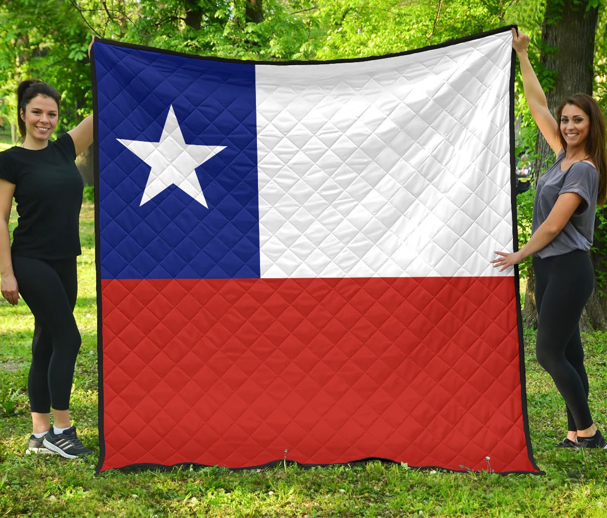 Chile Flag Premium Quilt RLT7 - Wonder Print Shop