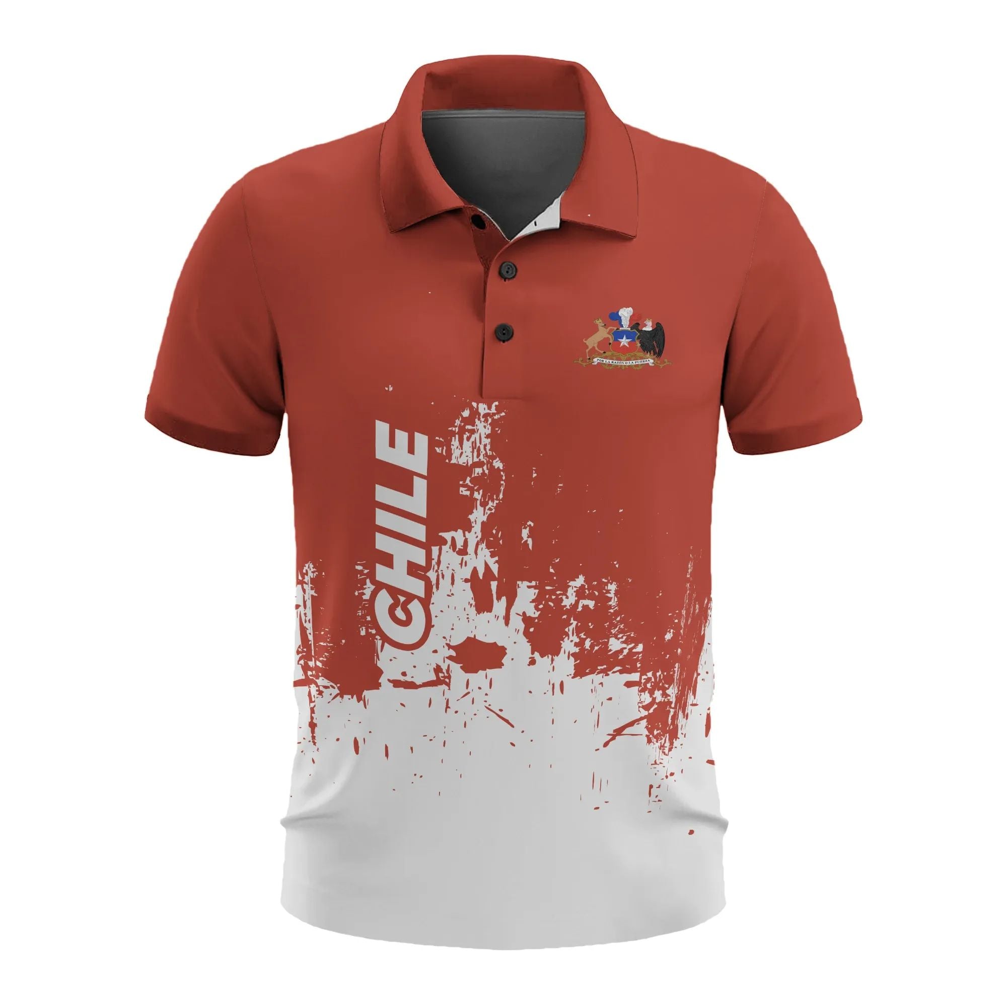 Chile Mens All Over Print Polo Shirt RLT7 - Wonder Print Shop