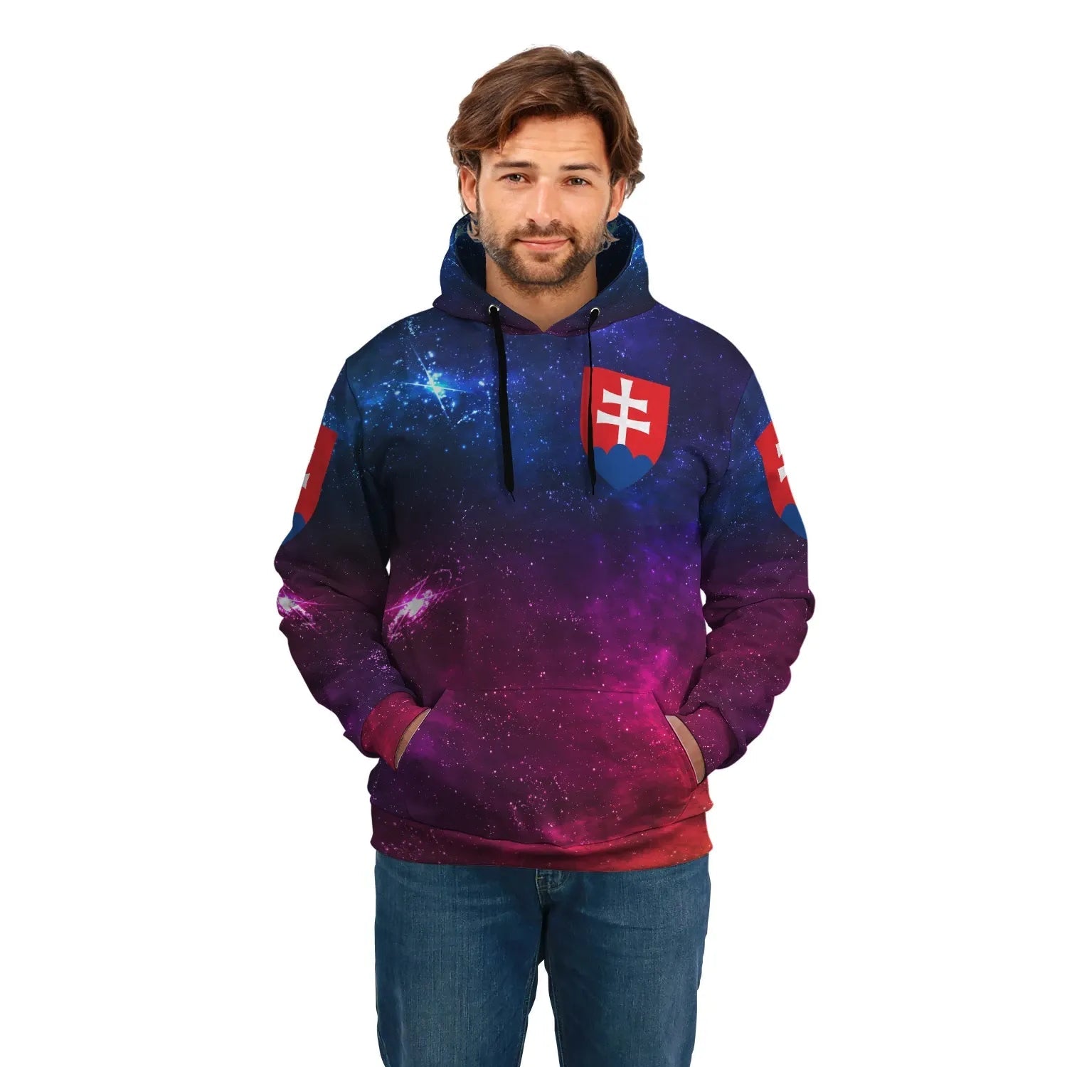 Slovakia Hoodie Galaxy RLT13 - Wonder Print Shop