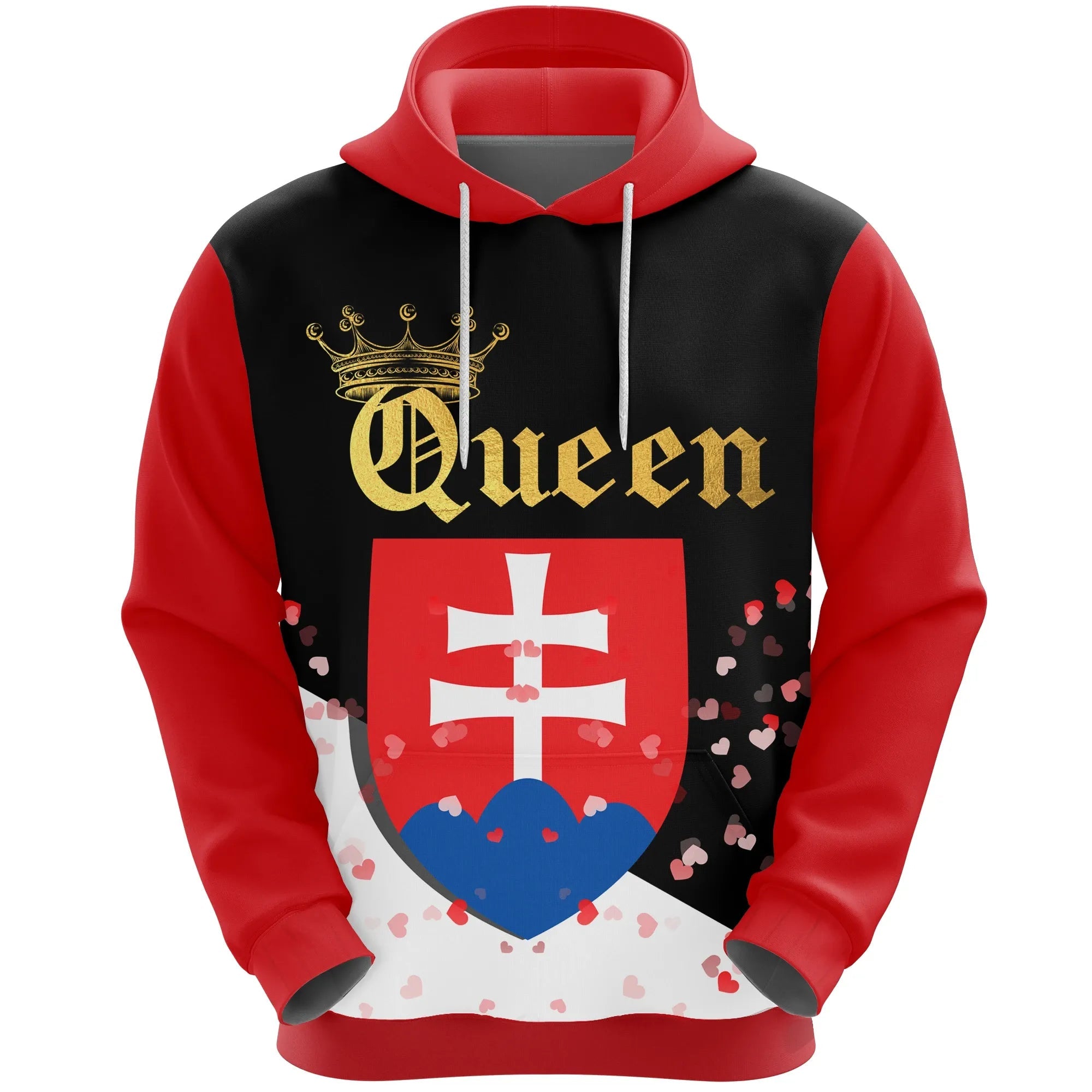 Slovakia Queen Valentine Hoodie RLT13 - Wonder Print Shop