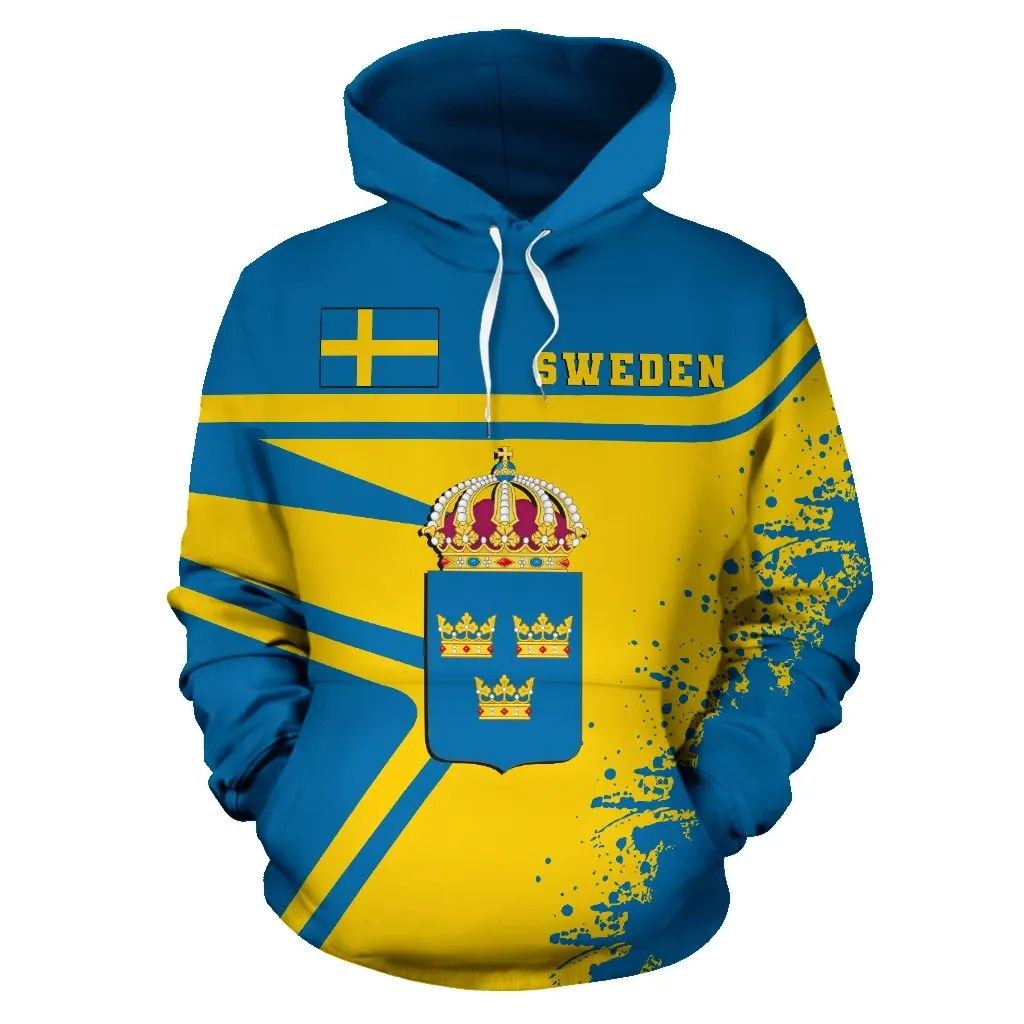 Sweden Hoodie Painting Style RLT7 - Wonder Print Shop