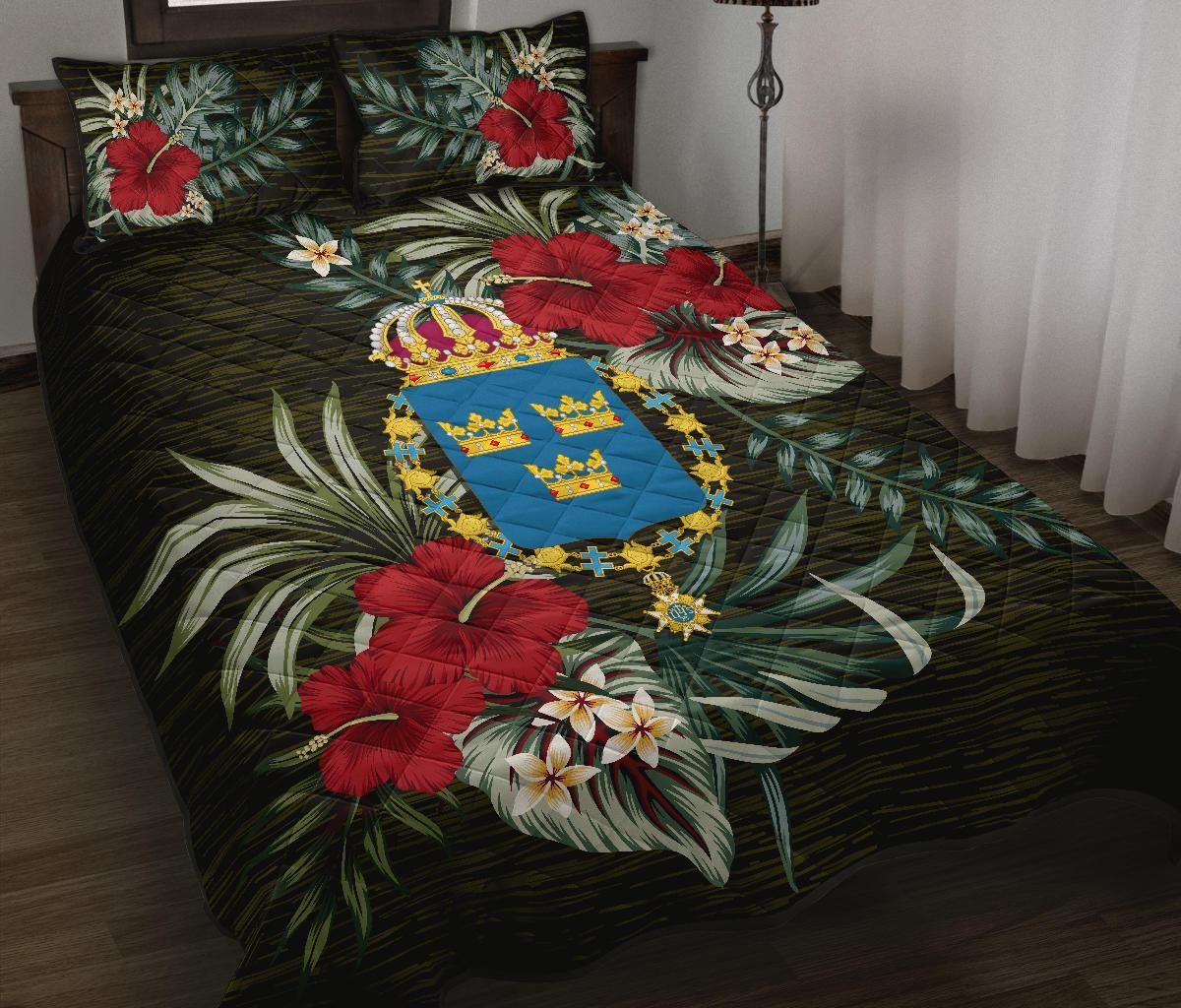 sweden-quilt-bed-set-special-hibiscus