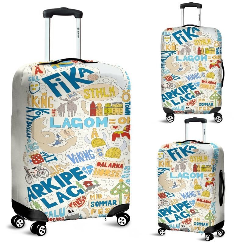 Sweden Travel Luggage Cover RLT7 - Wonder Print Shop