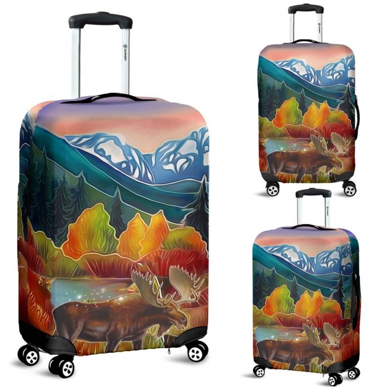 Sweden Moose Luggage Covers RLT7 - Wonder Print Shop