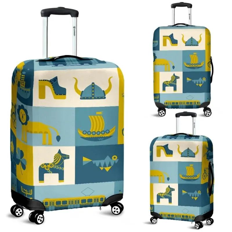 Sweden Symbol Luggage Covers RLT7 - Wonder Print Shop