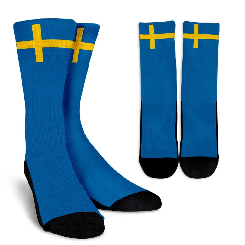 sweden-flag-crew-socks-white