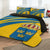 sweden-coat-of-arms-quilt-bed-set-cricket