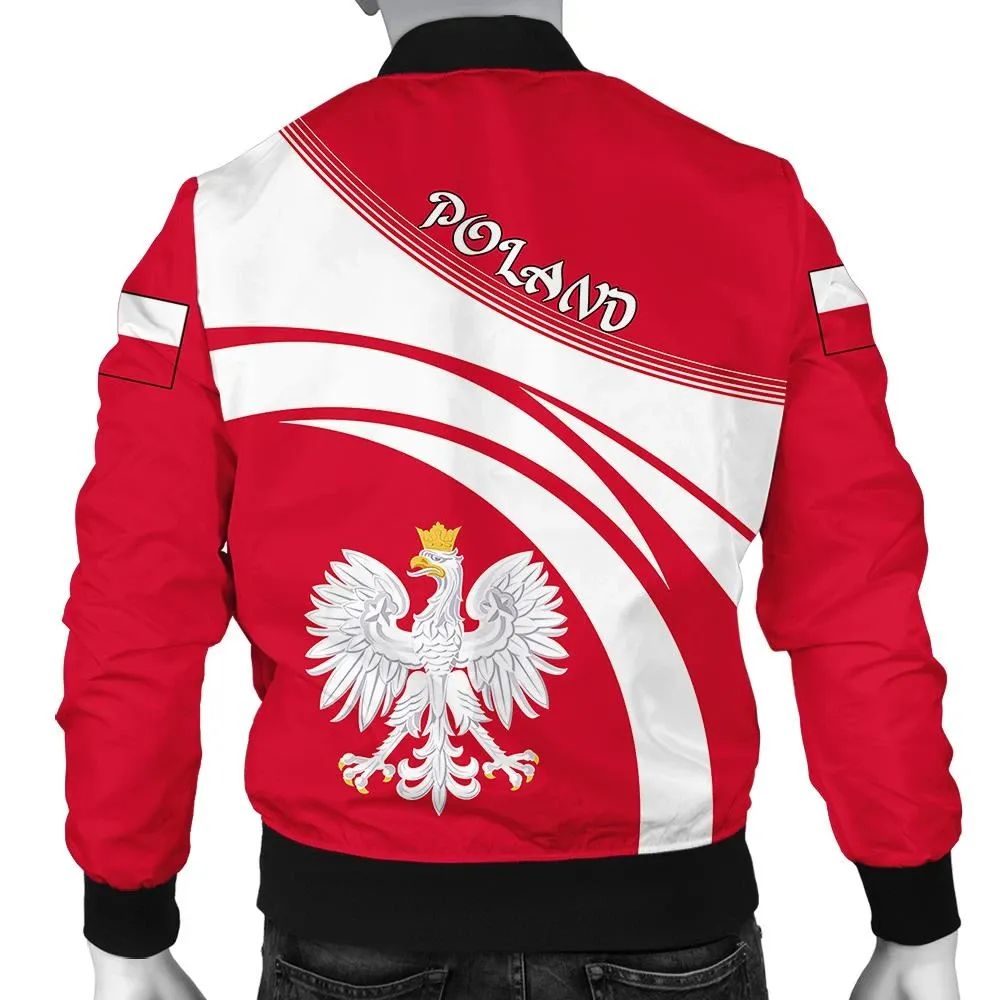 Poland Coat Of Arms Men Bomber Jacket Cricket RLT7 - Wonder Print Shop