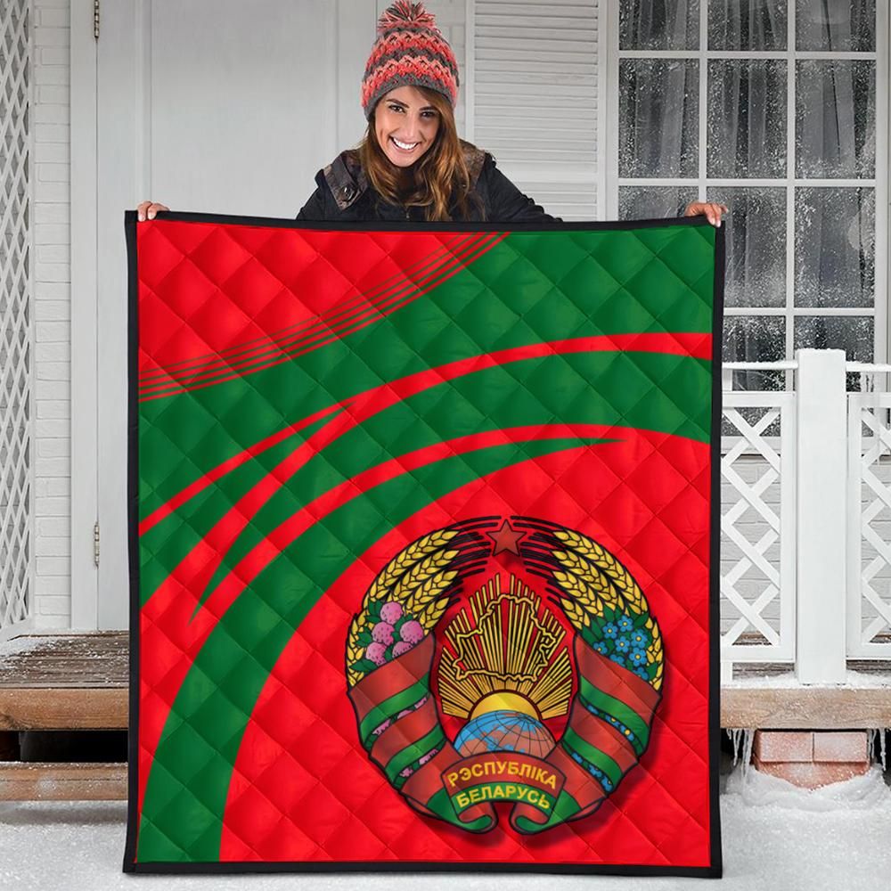 Belarus Coat Of Arms Premium Quilt Cricket RLT6 - Wonder Print Shop