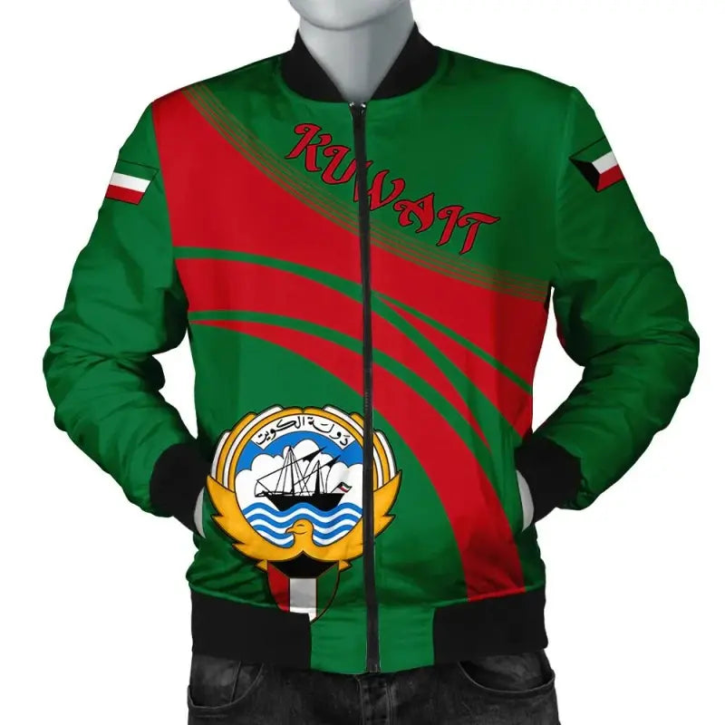 kuwait-coat-of-arms-men-bomber-jacket-cricket