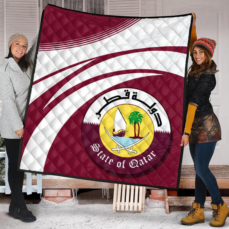 qatar-coat-of-arms-premium-quilt-cricket