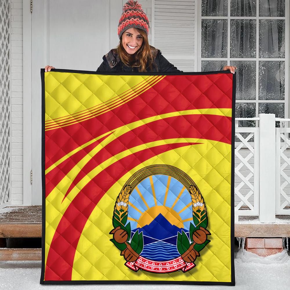 north-macedonia-coat-of-arms-premium-quilt-cricket