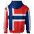 Norway Hoodie Flag Of Norway RLT7 - Wonder Print Shop