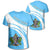 Saint Lucia Coat Of Arms T Shirt Cricket Style RLT6 - Wonder Print Shop