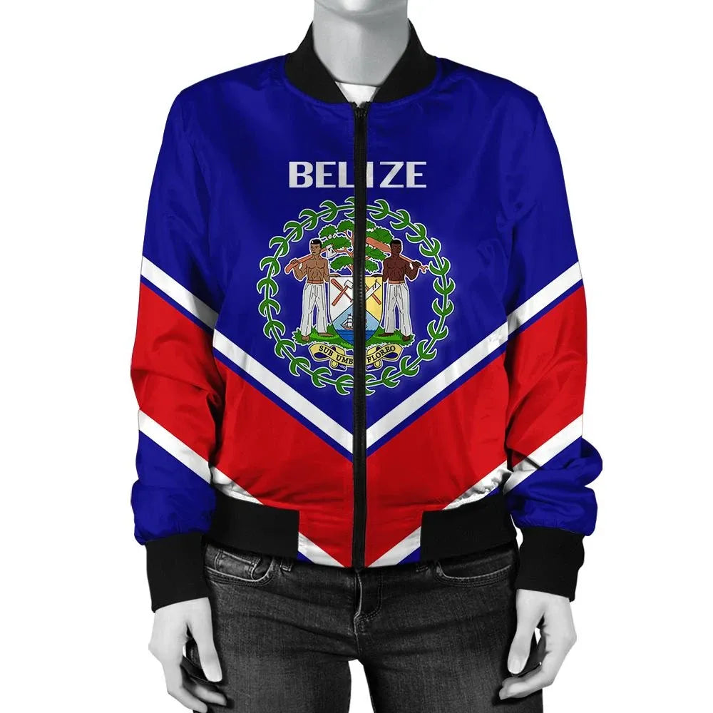 Belarus Coat Of Arms Women Bomber Jacket Lucian Style RLT6 - Wonder Print Shop