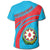 Azerbaijan Coat Of Arms T Shirt Cricket Style RLT8 - Wonder Print Shop