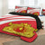 Myanmar Coat Of Arms Quilt Bed Set Cricket RLT7 - Wonder Print Shop