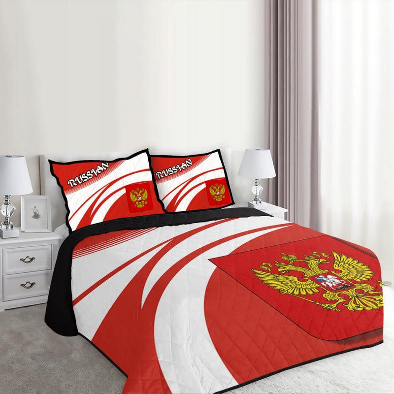 Russian Coat Of Arms Quilt Bed Set Cricket RLT12 - Wonder Print Shop