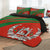 Afghanistan Coat Of Arms Quilt Bed Set Cricket RLT8 - Wonder Print Shop