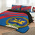 Mongolia Coat Of Arms Quilt Bed Set Cricket RLT13 - Wonder Print Shop