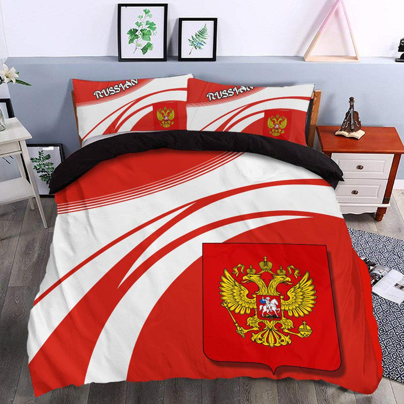 Russian Coat Of Arms Bedding Set Cricket RLT12 - Wonder Print Shop