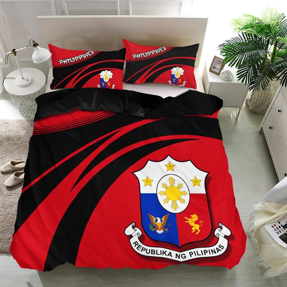 Philippines Coat Of Arms Bedding Set Cricket RLT6 - Wonder Print Shop