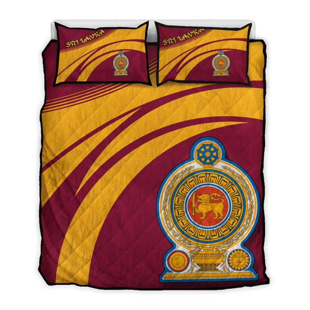 sri-lanka-coat-of-arms-quilt-bed-set-cricket