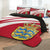 Denmark Coat Of Arms Quilt Bed Set Cricket RLT13 - Wonder Print Shop