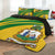 Saint Vincent and the Grenadines Coat Of Arms Quilt Bed Set Cricket RLT13 - Wonder Print Shop