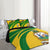 Saint Vincent and the Grenadines Coat Of Arms Quilt Bed Set Cricket RLT13 - Wonder Print Shop