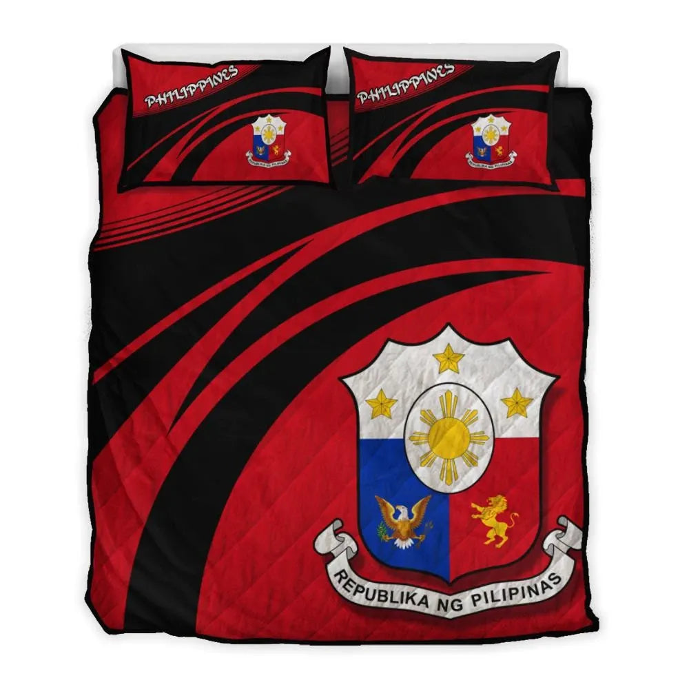 Philippines Coat Of Arms Quilt Bed Set Cricket RLT6 - Wonder Print Shop