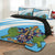 Saint Lucia Coat Of Arms Quilt Bed Set Cricket RLT6 - Wonder Print Shop