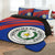 Paraguay Coat Of Arms Quilt Bed Set Cricket RLT7 - Wonder Print Shop