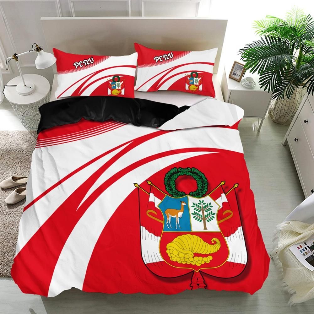 Peru Coat Of Arms Bedding Set Cricket RLT7 - Wonder Print Shop