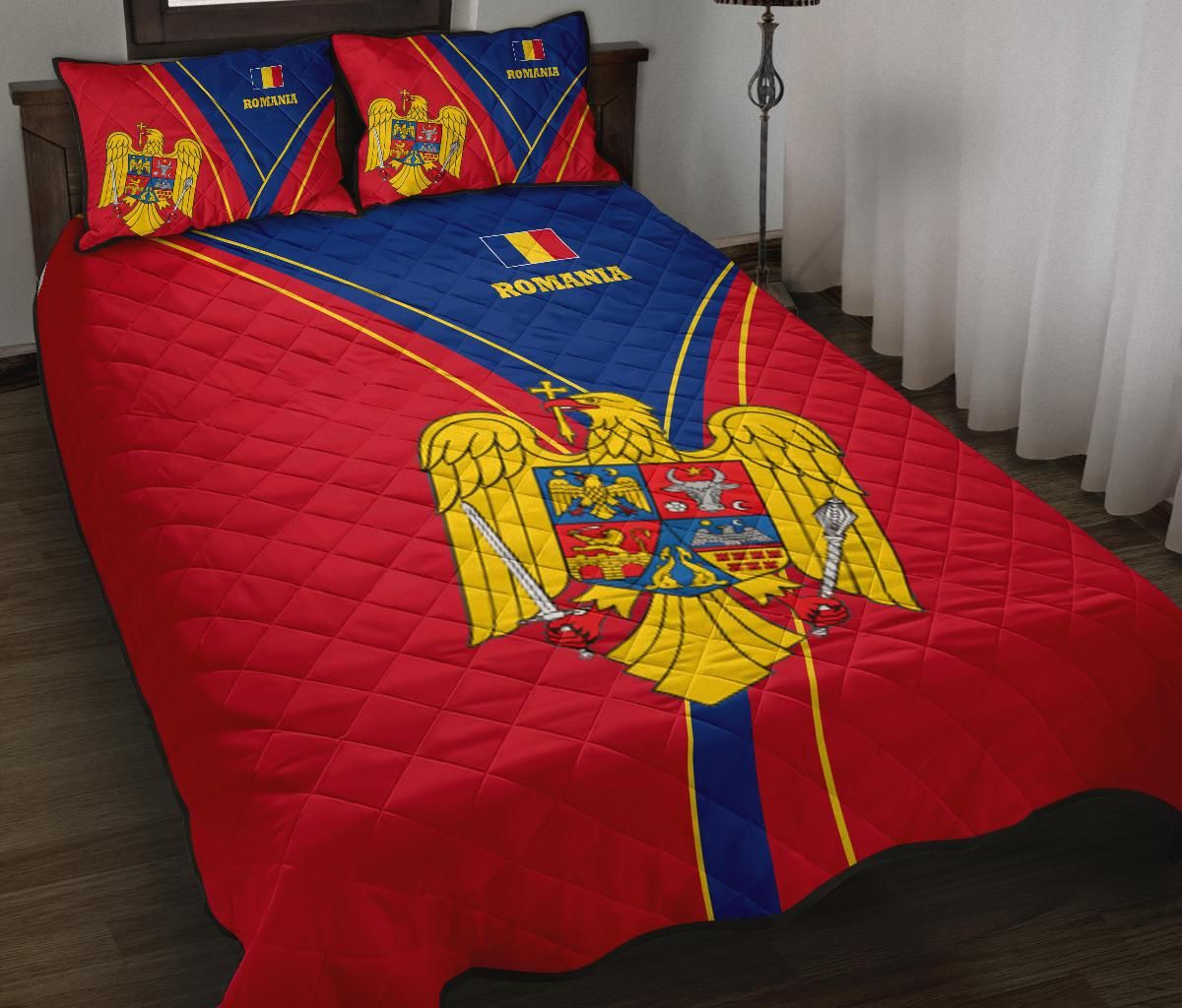 Romania Quilt Bed Set Romanian Pride RLT13 - Wonder Print Shop