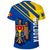 Moldova T Shirt, Flag and Coat Of Arms A22 RLT13 - Wonder Print Shop