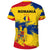 Romania T Shirt Romania Flag Brush RLT13 - Wonder Print Shop