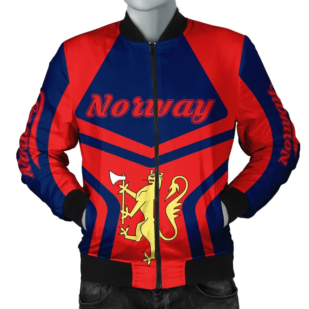 Norway Coat Of Arms Men Bomber Jacket My Style RLT7 - Wonder Print Shop