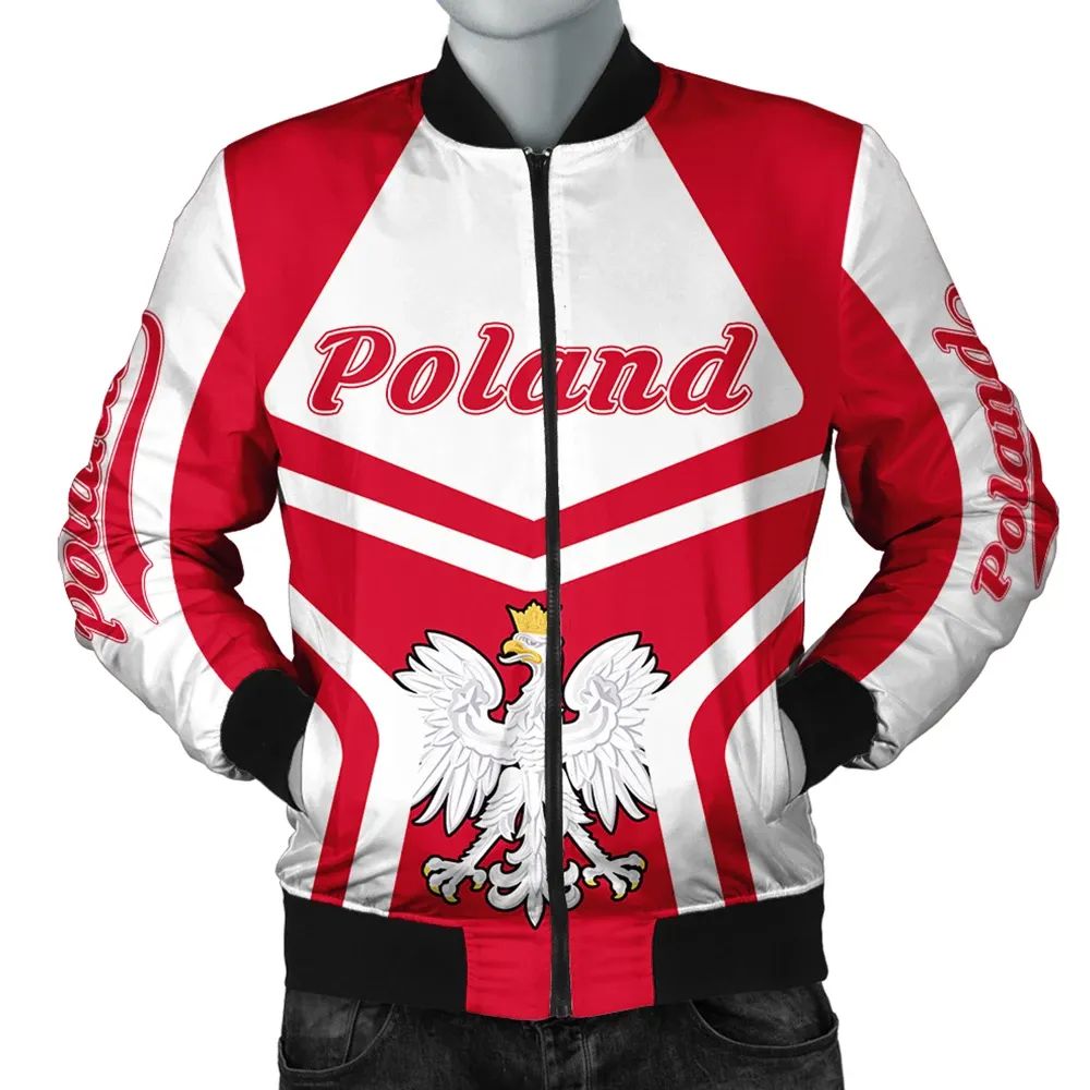 Poland Coat Of Arms Men Bomber Jacket My Style RLT7 - Wonder Print Shop