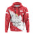 Poland Coat Of Arms Flag Brush Hoodie RLT7 - Wonder Print Shop