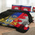 Cambodia Flag Quilt Bed Set Flag Style RLT7 - Wonder Print Shop