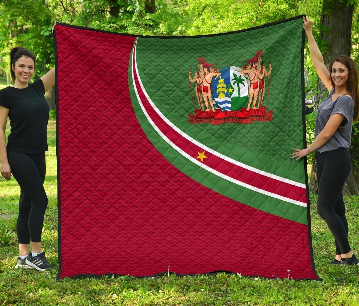 suriname-premium-quilt-suriname-coat-of-arms-and-flag-color