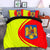 Romania Flag Coat Of Arms Bedding Set Circle RLT13 - Wonder Print Shop