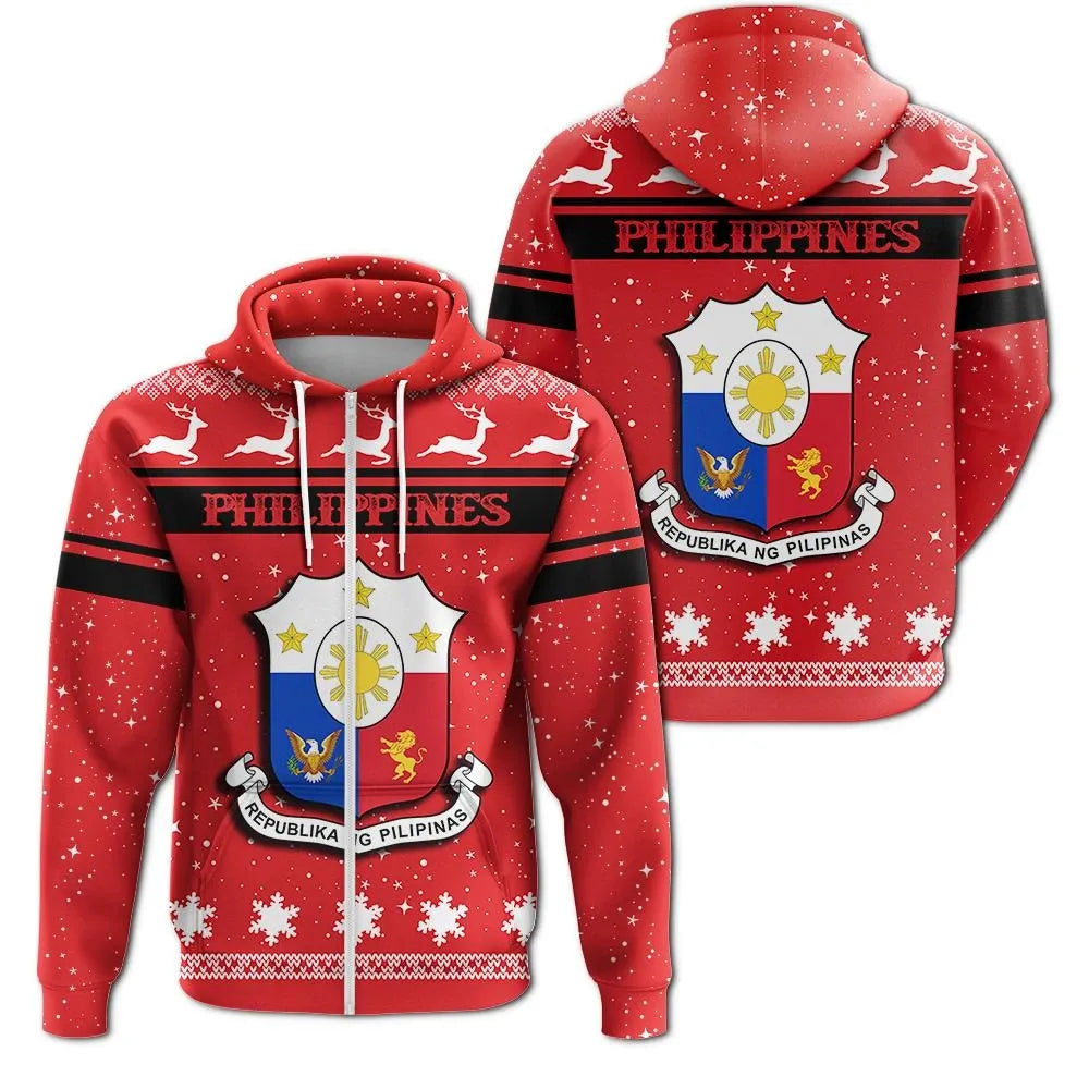 christmas-philippines-coat-of-arms-zip-hoodie