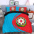 Azerbaijan Flag Coat Of Arms Bedding Set Circle RLT8 - Wonder Print Shop