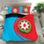 Azerbaijan Flag Coat Of Arms Bedding Set Circle RLT8 - Wonder Print Shop