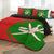 Oman Flag Coat Of Arms Quilt Bed Set Circle RLT13 - Wonder Print Shop