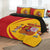 Spain Flag Coat Of Arms Quilt Bed Set Circle RLT12 - Wonder Print Shop