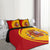 Spain Flag Coat Of Arms Quilt Bed Set Circle RLT12 - Wonder Print Shop